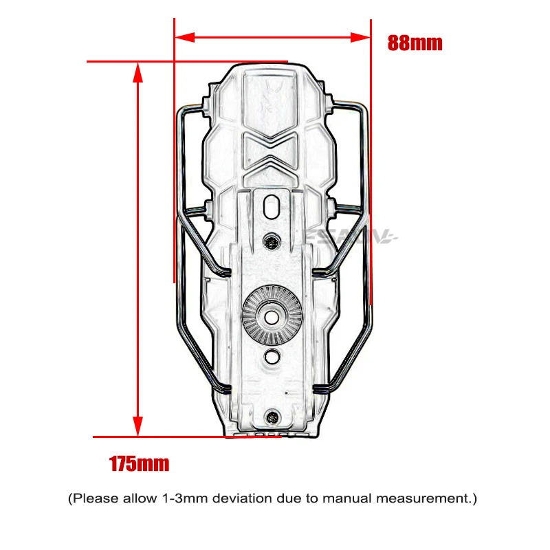 Adjustable Motorcycle Quick Release Bumper Water Cup Holder Rear Tail Box Drink Water Bottle Holder Motorcycle Accessories