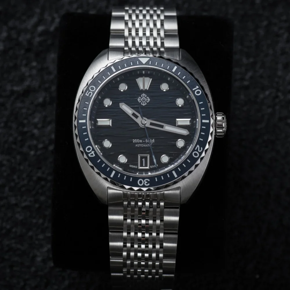 Ixdao Ipose 2025 Nieuwe NH35 Mode Heren Automatisch Mechanisch Horloge Saffier Roestvrij Staal Sport Duiken 20 Bar Bwg-9 Reloj Hombr