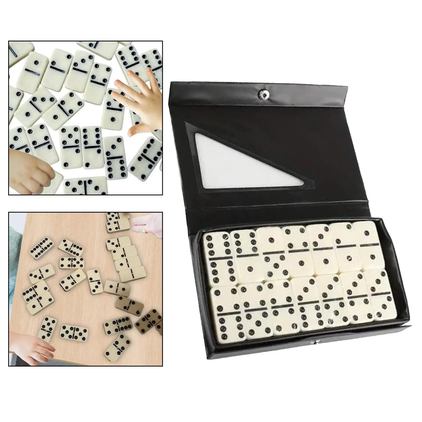 Double Six Domino Set Fun and Engaging Table Game Aged 8 28 Dominoes in Portable Case for Party Favors Gifts Entertainment