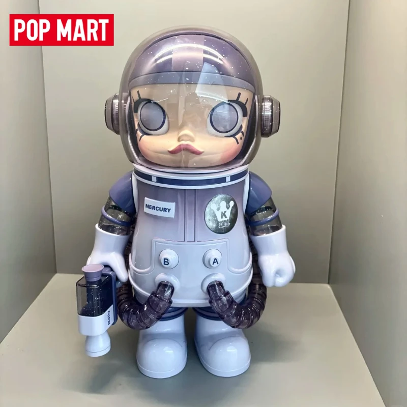 

Оригинальная фигурка POPMART MEGA Space Molly 400% Planet Series Mercury Interstellar Romantic Travel, большая, милая, для декора