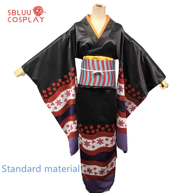 SBluuCosplay Anime Wano Country Nico Robin Kimono Cosplay Costume