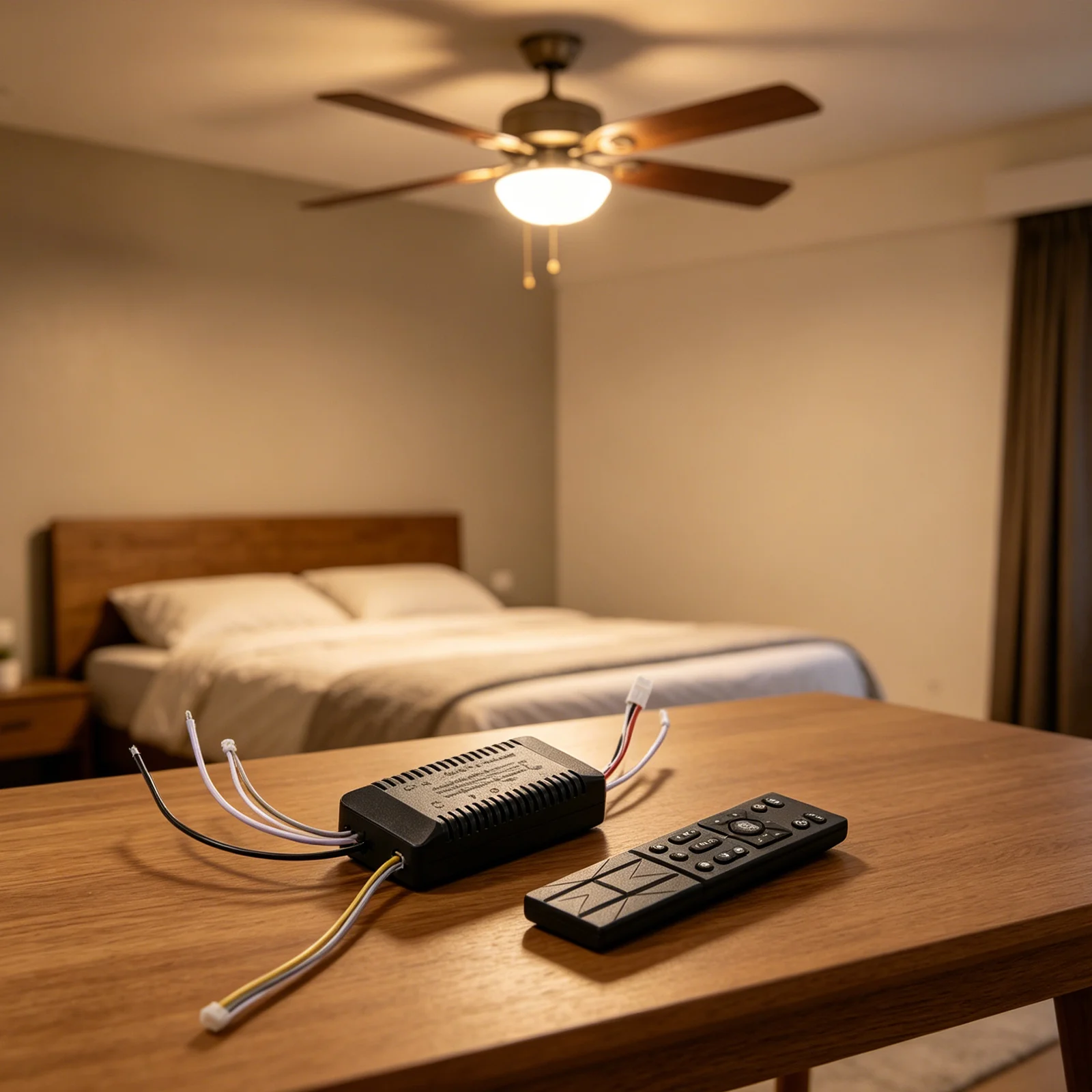 Dimmable Ceiling Fan Light Remote Control Kit 6 Variable For Frequency For AC 110V-265V For Lighting Dimmer Switch Set