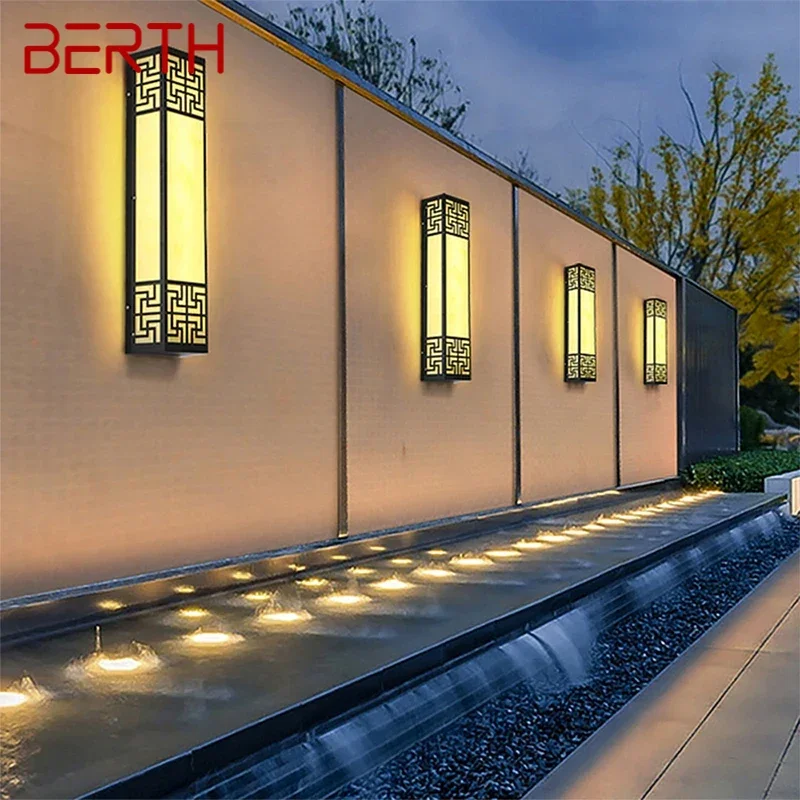 

BERTH Contemporary LED Outdoor Wall Lamps Electric Simplicity Waterproof Balcony Hallway Courtyard Villa Gate Hotel