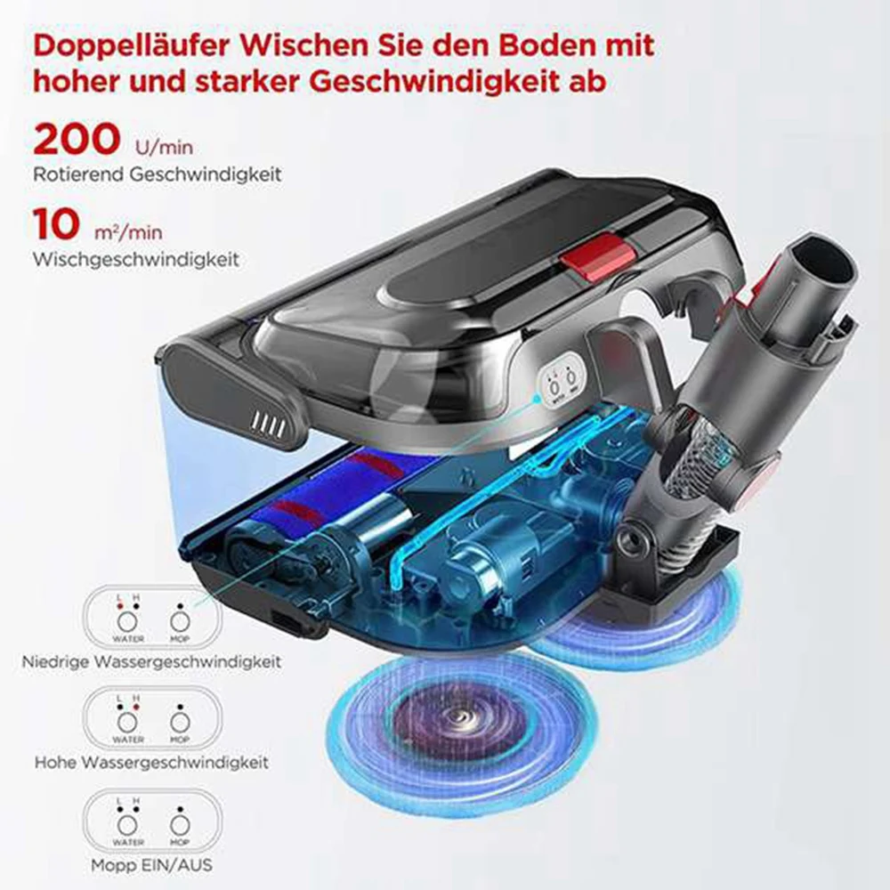 Насадка для швабры, электрическая швабра с замком и шваброй для пылесоса Dyson V15 V11 V10 V8 V7, аксессуары