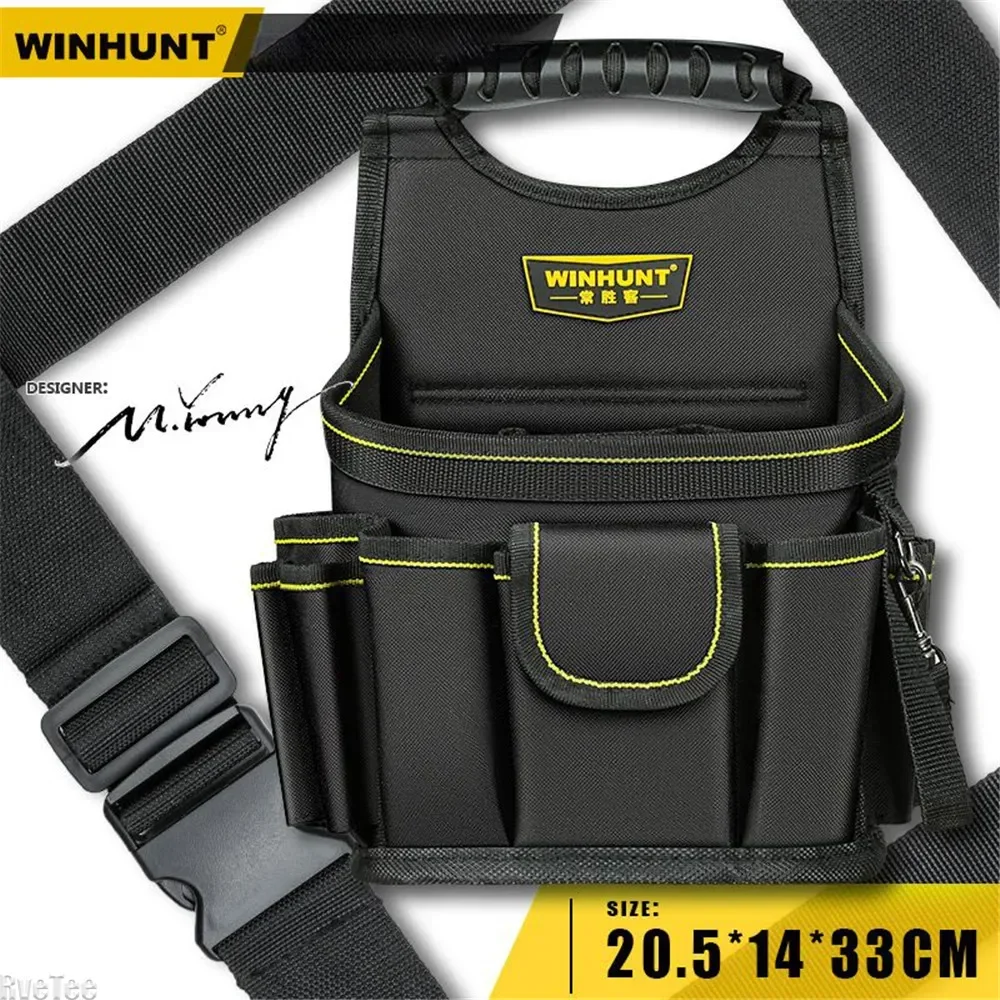 

Portable Tool Waist Bag Organizer Tool Pouch with Belt for Electrician Tools Carpenter Mechanic Car Repair