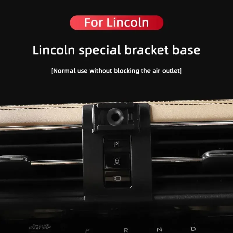 Dedicated Car Mobile Phone Holder Stand Mount Bracket Special Base For Lincoln Nautilus Corsair Aviator Continental MKC MKZ MKX
