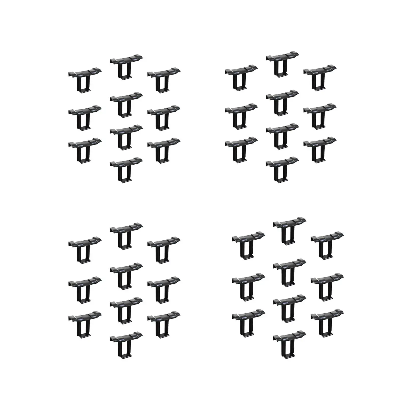 10Pcs Solar Panel Drainage Clips Pv Module Maintenance Photovoltaic Panel Water Guide Roof Solar Panel Frame Cleaning Clips