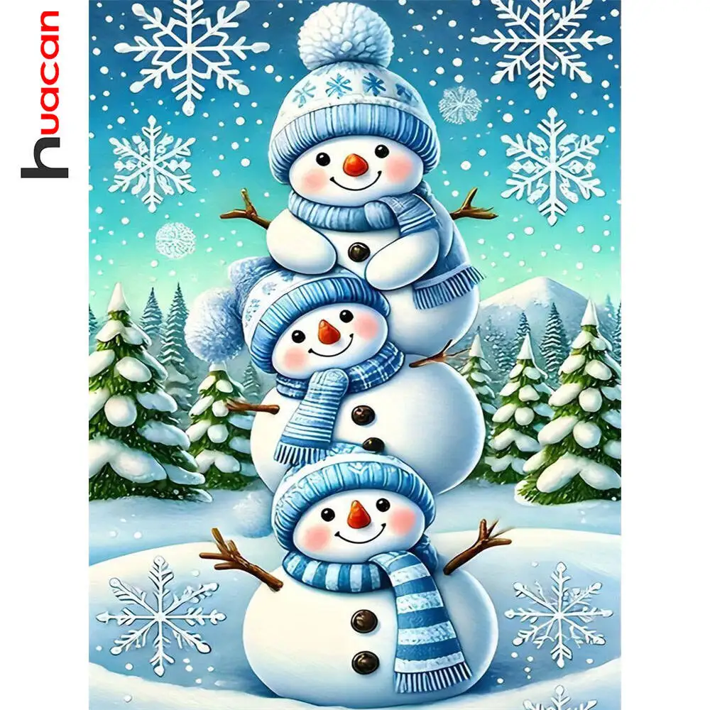 Huacan 2025 مجموعة جديدة لوحات الماس دولفين السماء الماس التطريز البحر الغروب فسيفساء لوحات الديكور الفنية