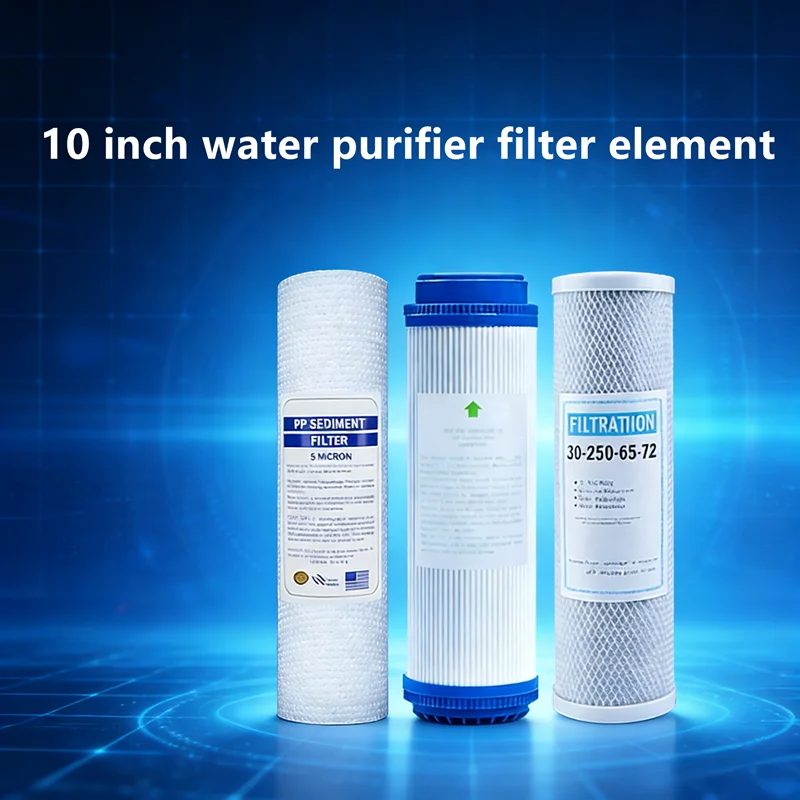 Universal Filter Element for Water Purifier PP Cotton Granular Carbon Compressed Carbon Core10Inch Three-level Pre-filters