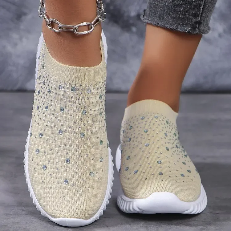 Women Sneakers 2024 New Fashion Lightweight Comfortable Loafers Casual Breathable Sneakers Shoes for Women Zapatos De Mujer