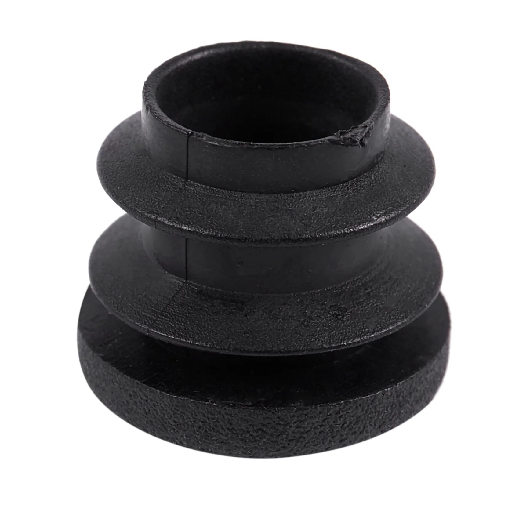 FBIL-30Pcs Black Plastic Blanking End Cap Round Tube Insert Pipe Bung 16Mm