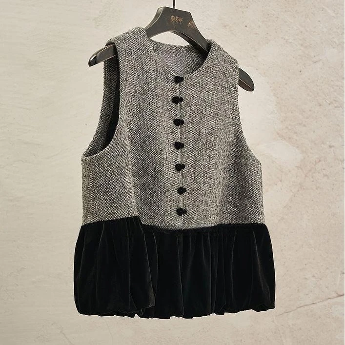 سترة التخسيس على الطراز الصيني للنساء | سترة عصرية بدون أكمام من الفيروسية، أزياء الخريف الأساسية يجب اقتناؤها #4