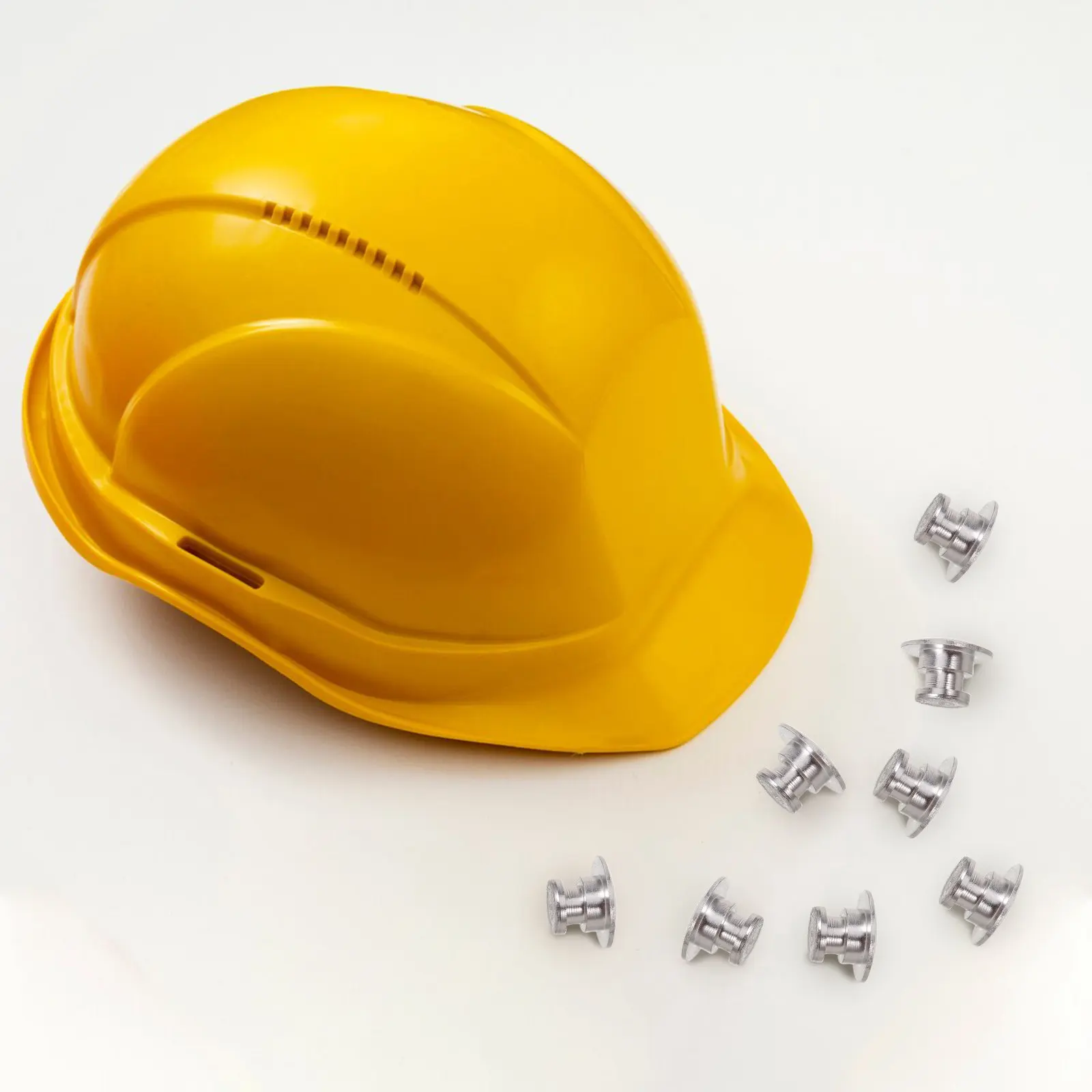 

8 шт. аксессуаров для защиты: замена пряжек для каски, потовпитывающие ленты для строительных касок, винты для крепления козырьков