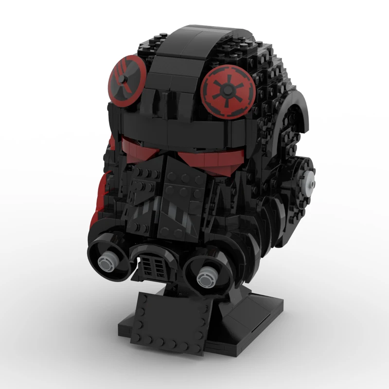 

NEW 671PCS MOC Famous star Movie Character Iden Versio Helmet model DIY creative ideas Child Toy Assembly Puzzle birthday Gift