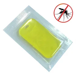 Répulsif anti-moustique rectangulaire en silicone, anti-moustique pour bracelet, répulsif pour bracelet