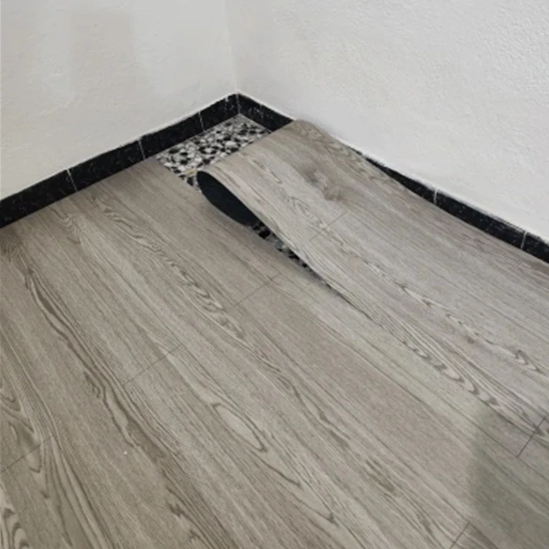 

Thicken Self-adhesive Wood Grain Floor Stickers Waterproof Anti Slip Wear Resistant Floor Stickers For Living Room Modern Style
