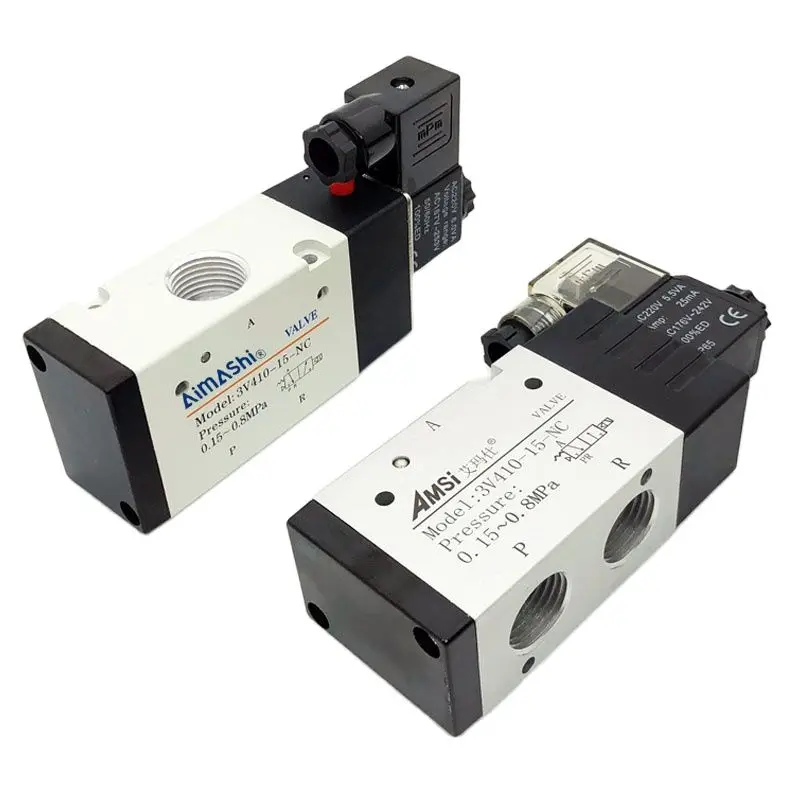 Pneumatic Solenoid Valve 3V410-15-NC-A/B 2 position 3 way Reversing Valve Parts Tool