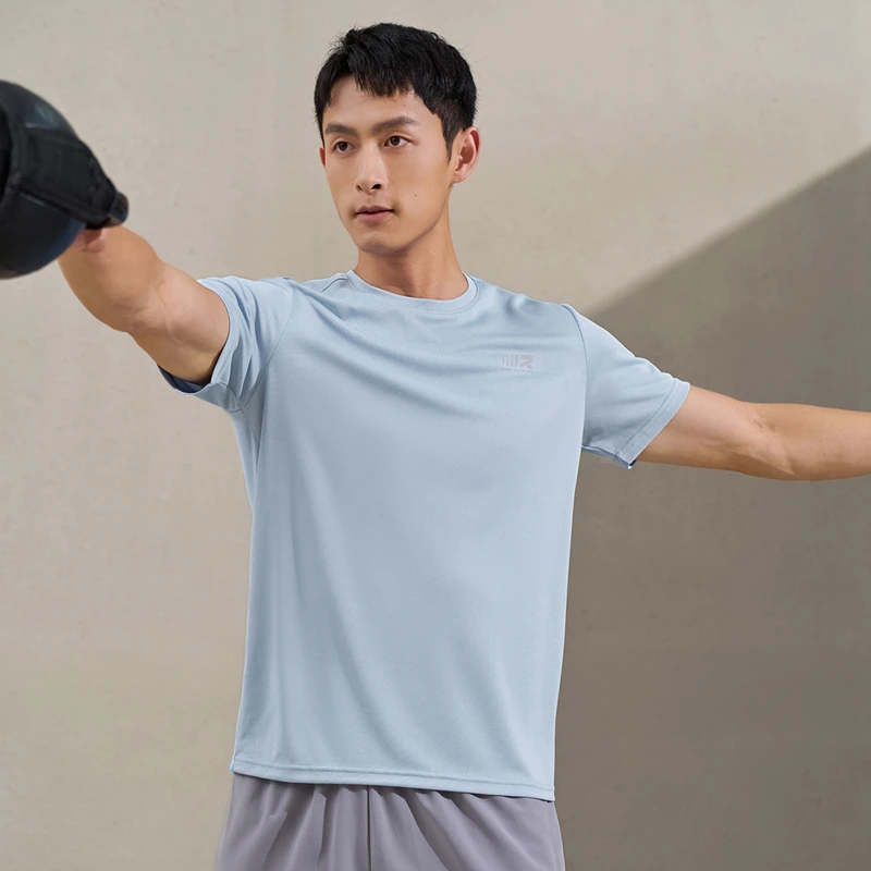 Xtep Short Sleeve Knitted Shirt For Men 2024 Summer Sports Sweatshirt Comfortable Jogging Breathable Tops 876229010233