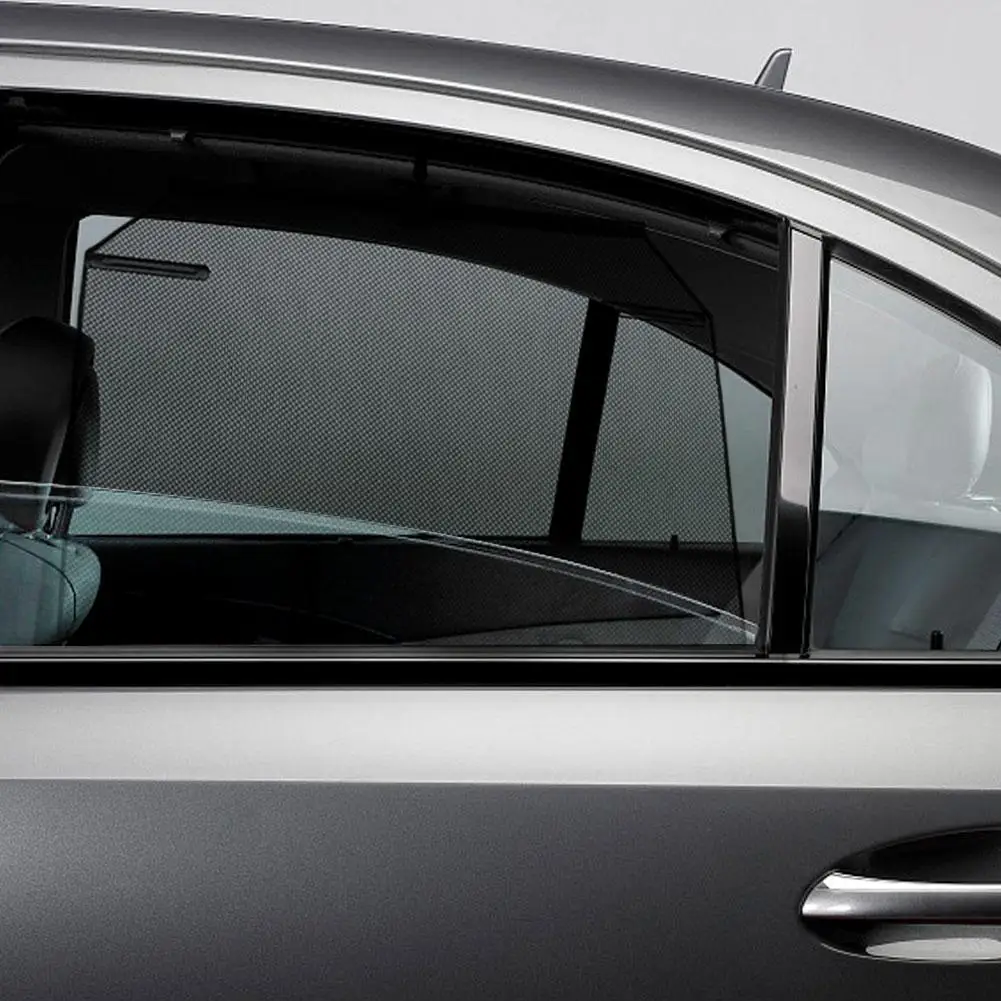 

Privacy Car Window Curtain Retractable Sunshade Summer Auto Side Window Sun Visor Mesh Shield UV Protection Heat Insulation Fold