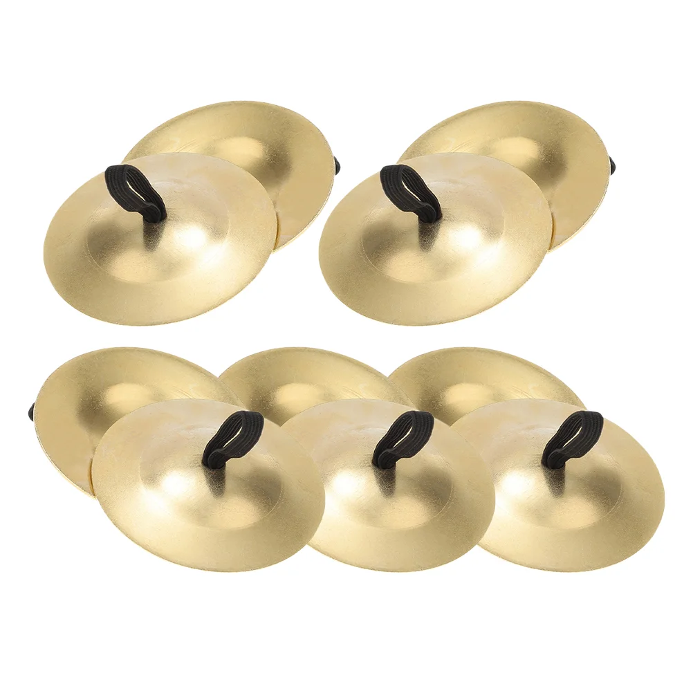 10 Pcs Fingerpicking Cymbals Instruments Mini Musical Props Dancing Copper Small