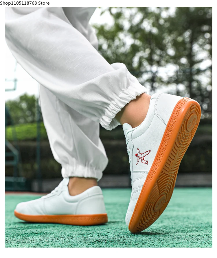 أحذية فنون الدفاع عن النفس للجنسين المضادة للانزلاق فنون الدفاع عن النفس أحذية رياضية الرجال في الهواء الطلق تاي تشي حذاء الرجال يمكن ارتداؤها أحذية التايكوندو #4