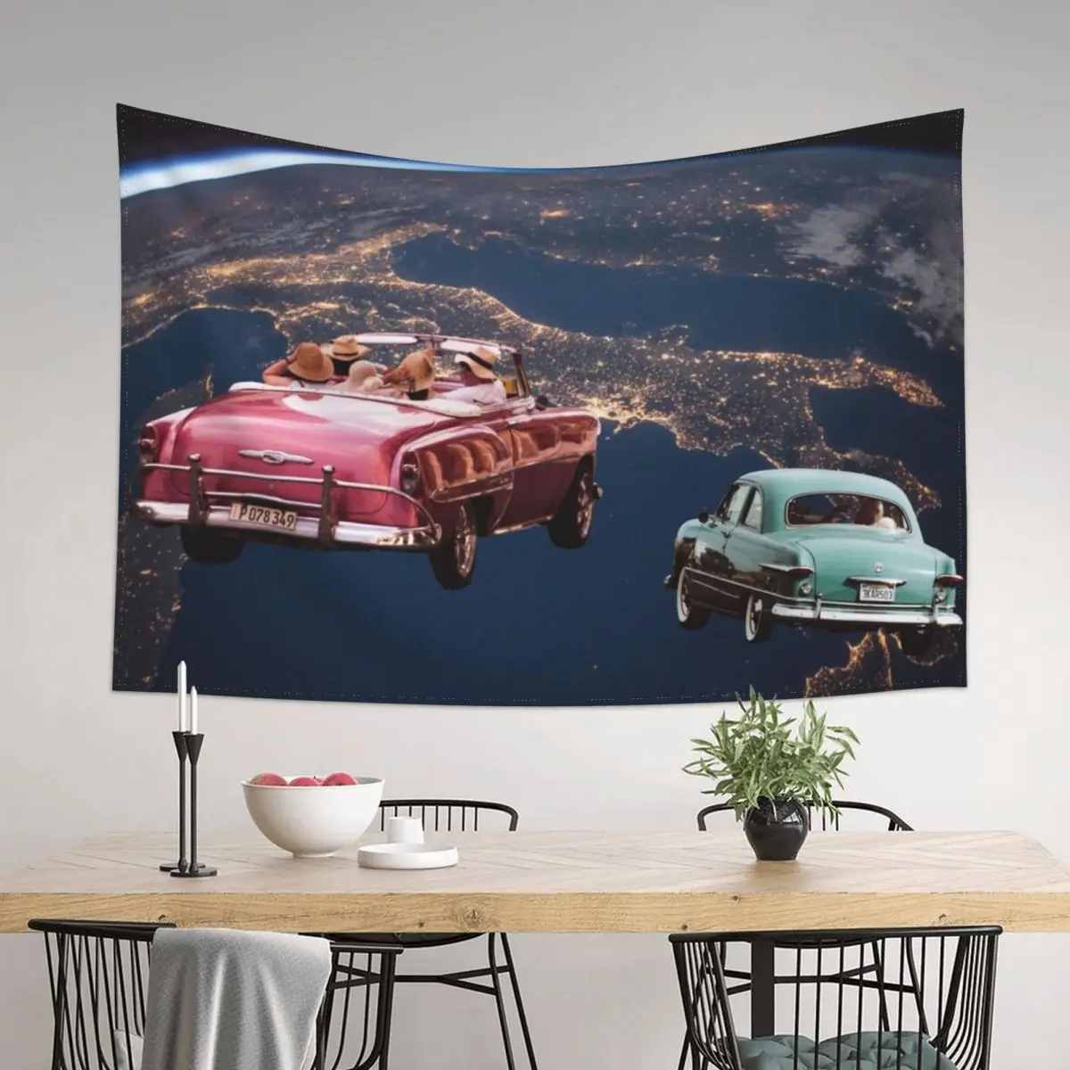 

To The Earth And Back Tapestry Home Decoration For Bedroom Carpet Wall Tapestry