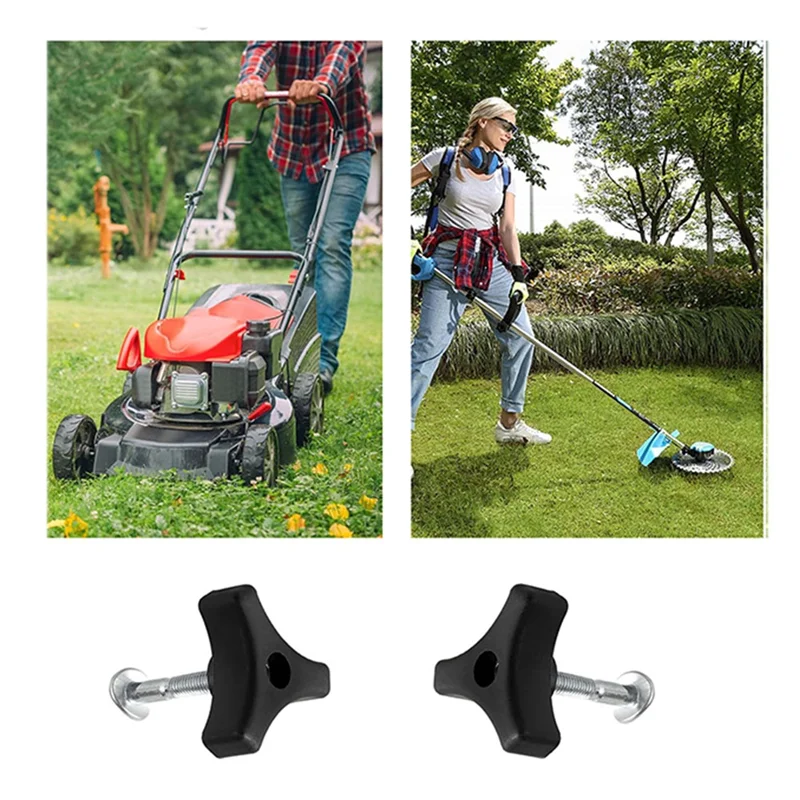 

AB33-5PCS Universal Handrail Handle Lawn Mower Kit, Replacement Blades, Grass Catcher, Wheels