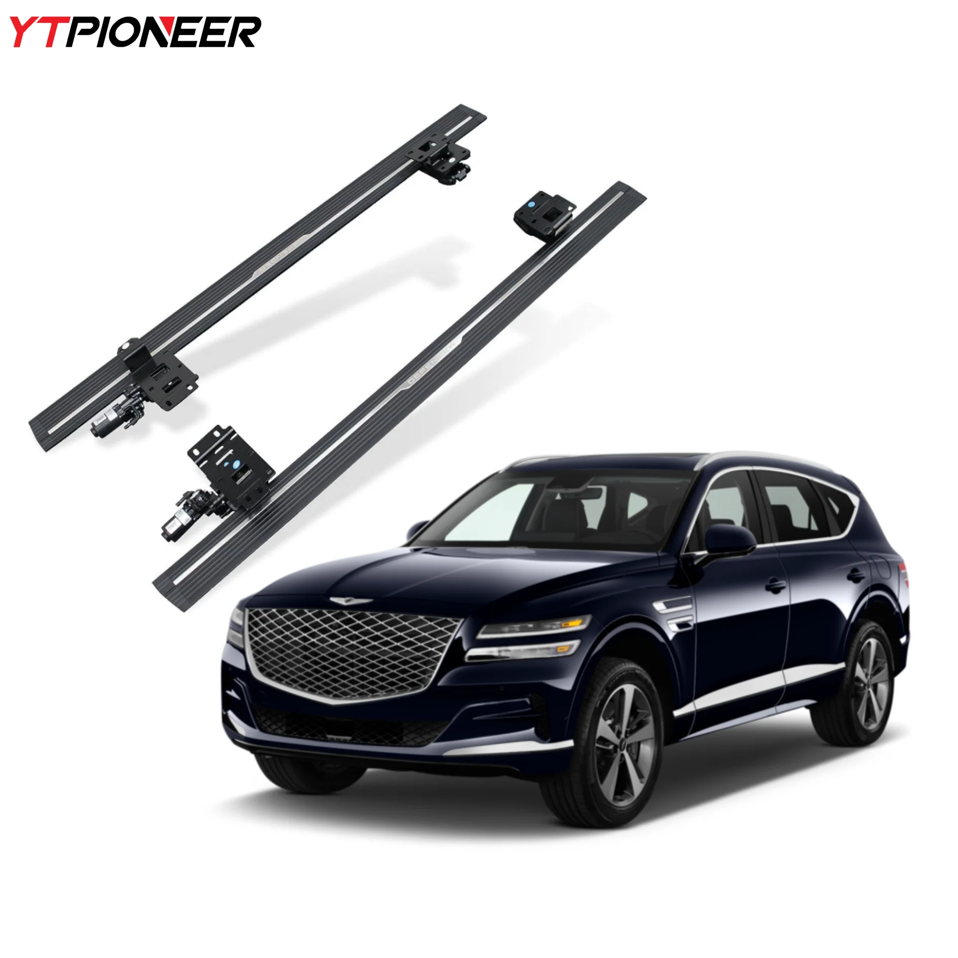 

YTPIONEER Power Side Step Electric Running Board Retractable Bracket Foldable Powersteps for Genesis GV80 2021 2022 2023