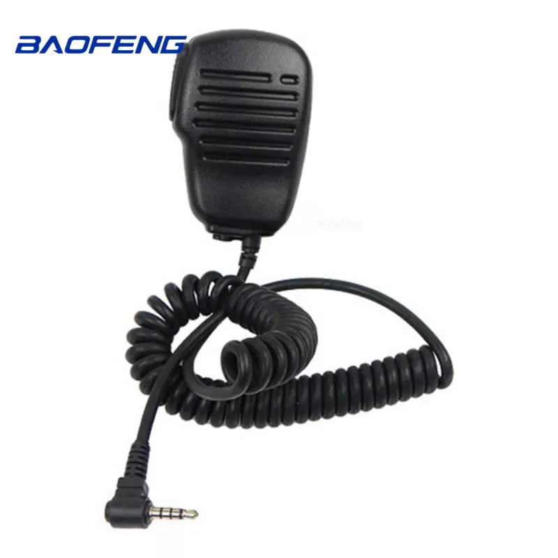 MH-34B4B 1Pin 3.5mm Speaker MIC PTT Handheld Microphone Speaker for YAESU VX-3R FT-60R FT1DR FT2DR BaoFeng UV-3R BF-T1 Radio