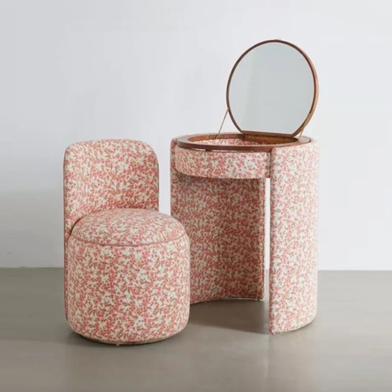 

Multifunctional High-end Modern Small Apartment with Mirror Storage Makeup Table