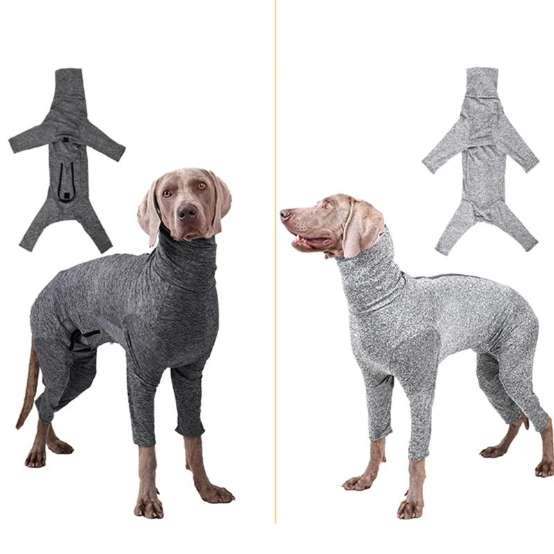 Shedding Control Dog Suit for Indoor Recovery Dogs OnePiece Jumpsuit Anxiety Calming Shirt for Male Female Dogs