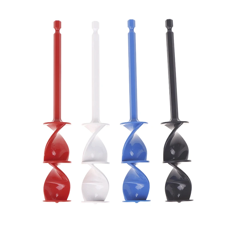 1PC Paint Stirring Rod Epoxy Mixing Stick Helix Design Paint Mixer Drill Attachment Resin Mixer Chuck For Epoxy Latex Oil Paint