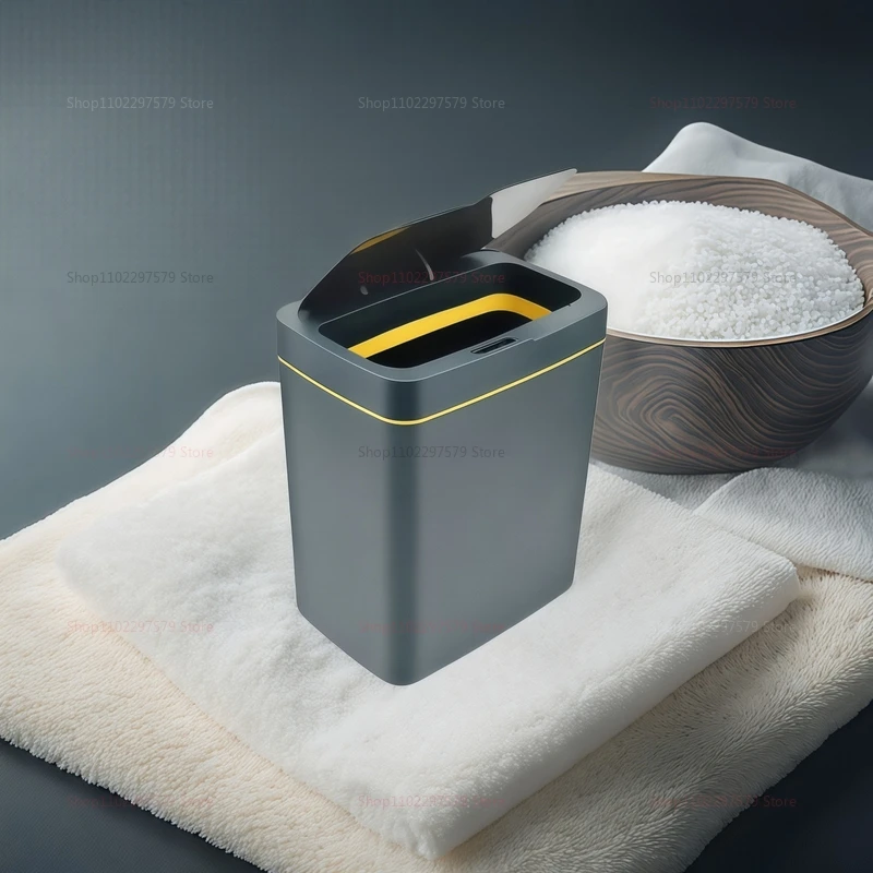 15L Touchless سلة المهملات الذكية مقاوم للماء الاستشعار سلة المهملات التلقائي المطبخ الحمام غرفة نوم سلة المهملات الحديثة الاستشعار سلة المهملات