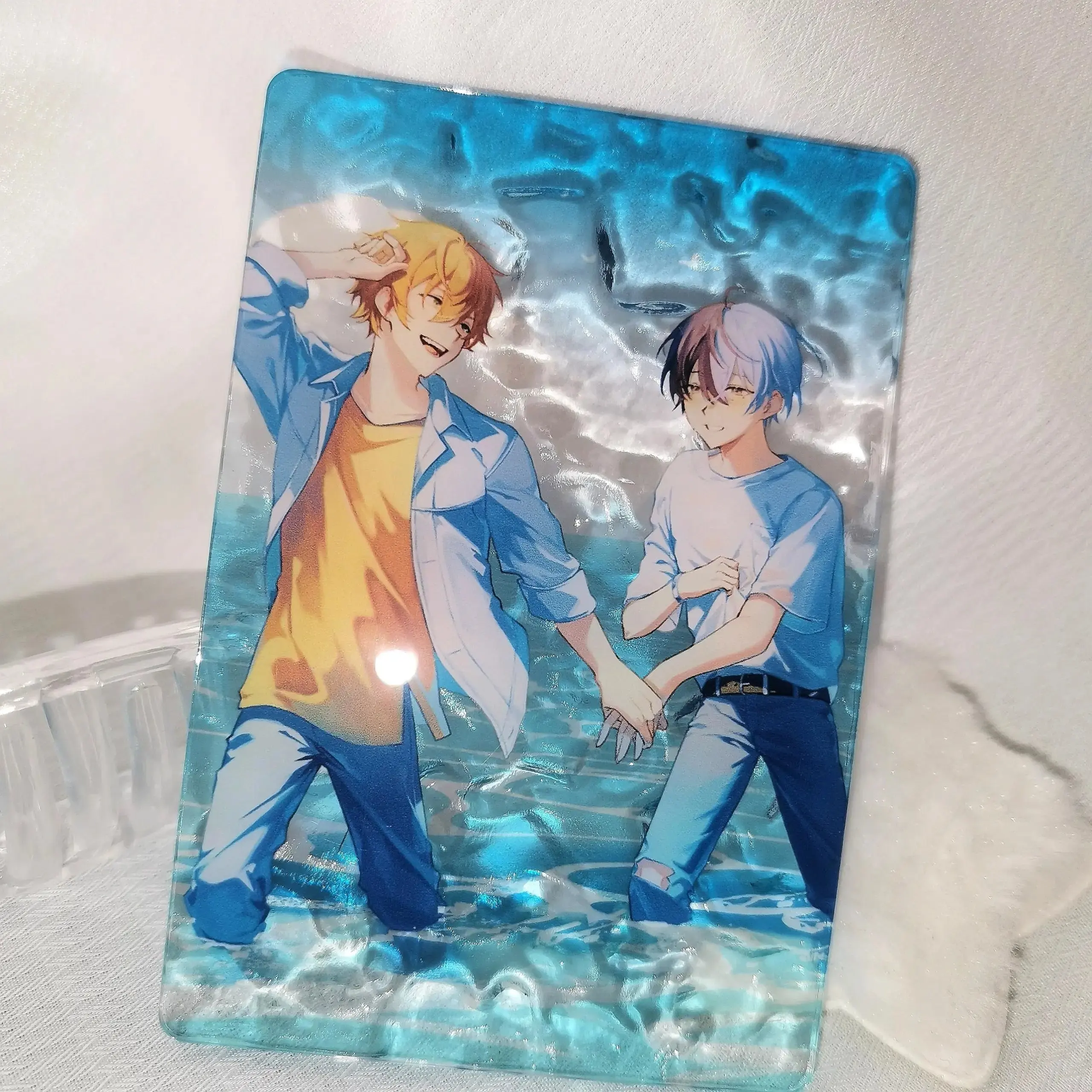 2024 New 65x95mm Aoyagi Toya Shinonome Akito Project Sekai Colorful Stage PJSK Acrylic Card Goods Ornament Desk Display Gift