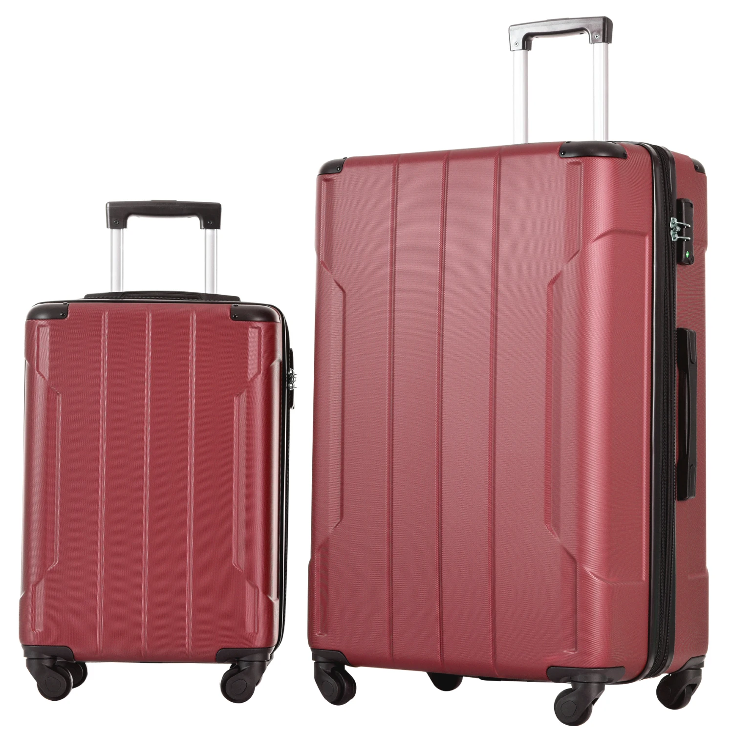 

Hardside Luggage Sets 2 Piece Suitcase Set Expandable with TSA Lock Spinner Wheels for Men Women