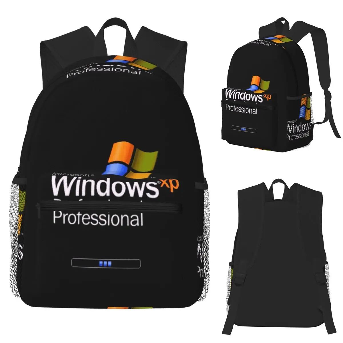 

Windows XP Student Backpack School Bag Hiking Travel Daypack for Men Women Fashion Bookbag Shoulder Bags