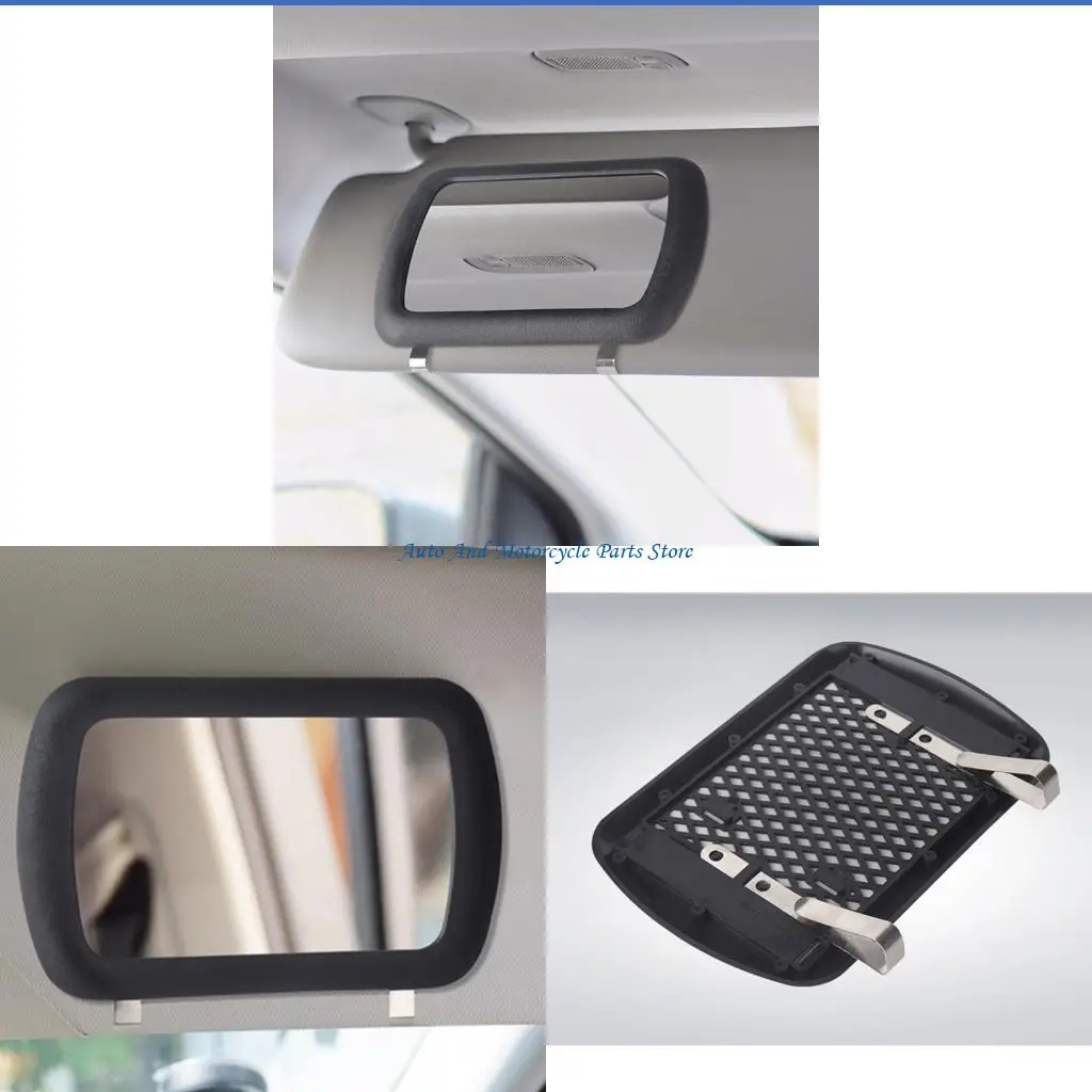 

P9FD Universal Car Sun Visors Makeup Mirror for Women Makeup Car Interior Rectangular Dressing Makeup Mirror