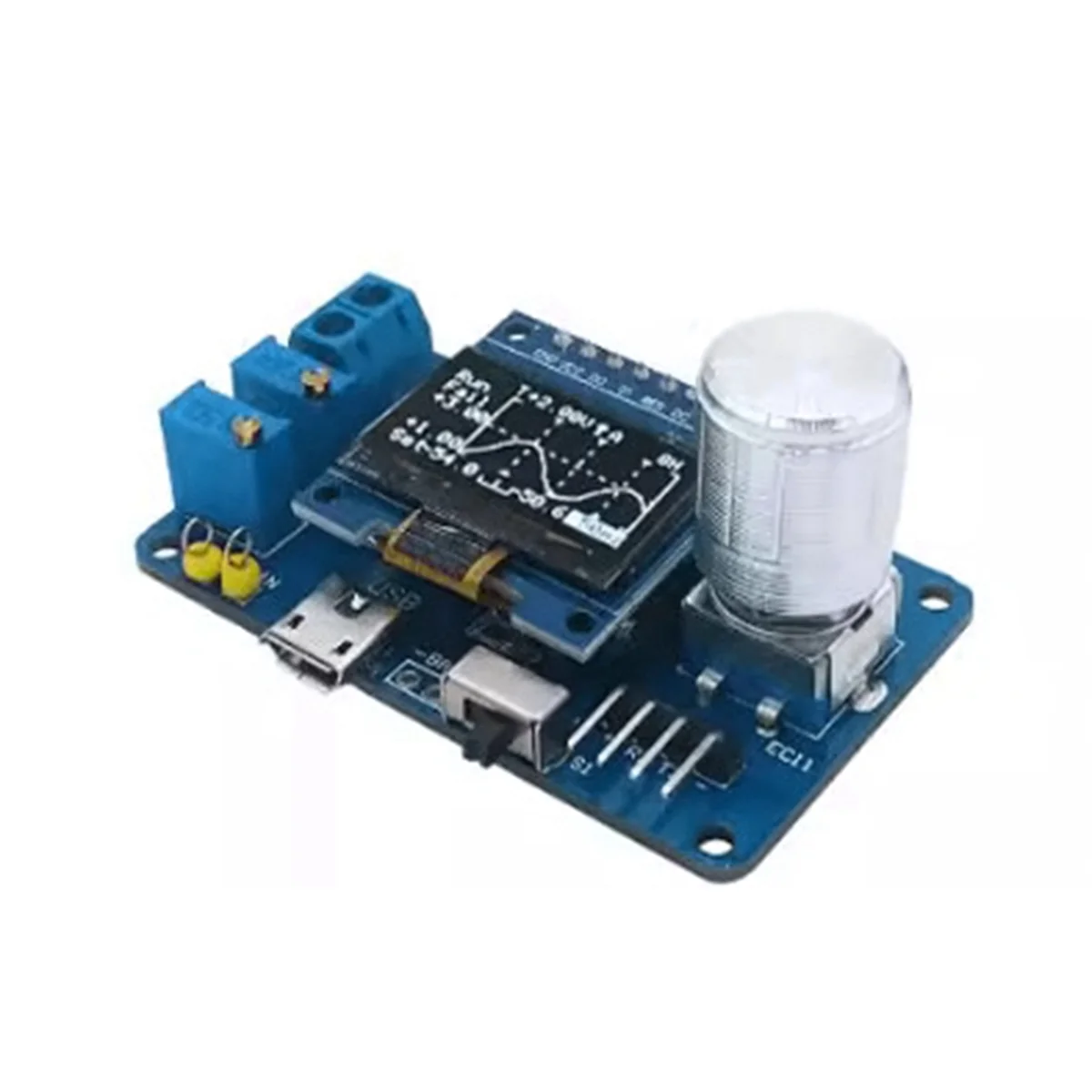 AA98 DIY Mini Digital Oscilloscope Kit STC8K8A Microcontroller Electronic Soldering Practice Loose Parts