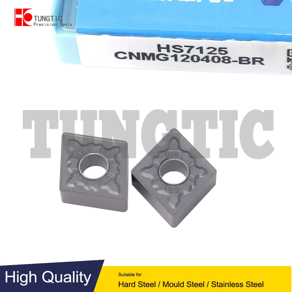 CNMG120408-BR CNMG120412-BR HS7125 HS7120 Metal Machining Turning Cutting Tools Lathe Inserts