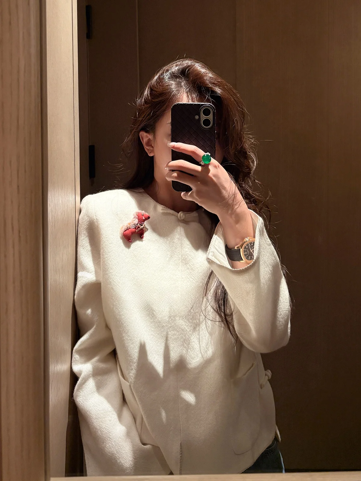 

Женское классическое пальто с круглым вырезом и подкладкой, новое, из 100% шерсти, повседневное, модное, короткое, верхняя одежда от ZONE