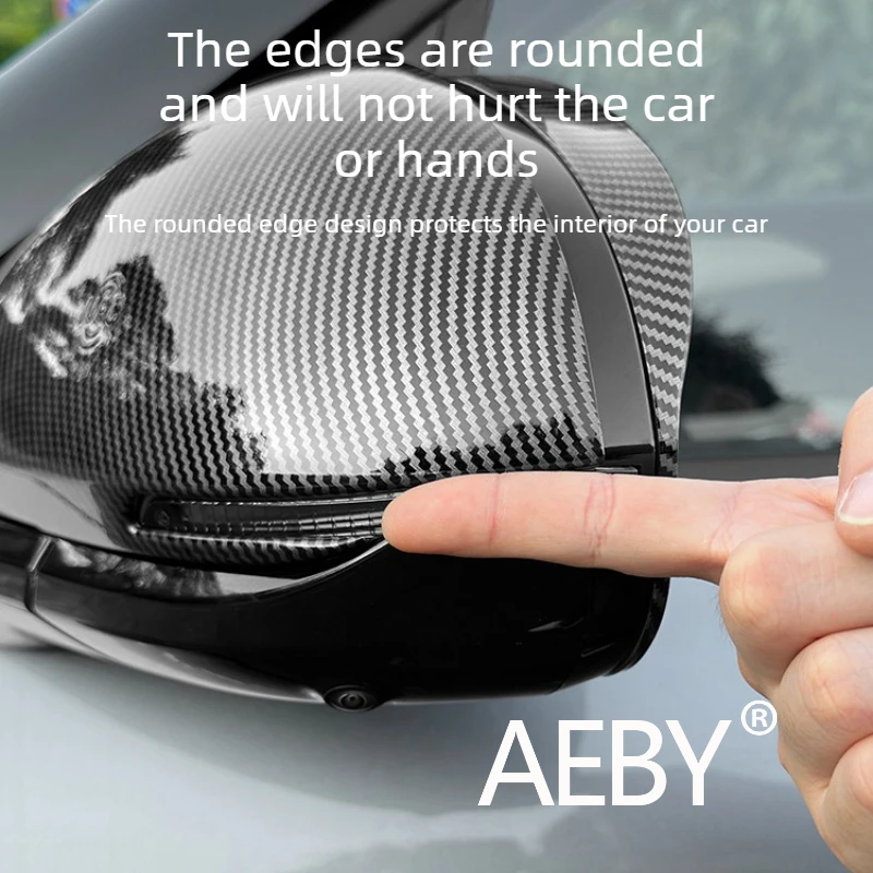 For BYD Atto 2 Smart Driving Editio 2024 with Built-in Rain Guards,Mirror Cover with Rain Visor,Anti-Scratch & Waterproof