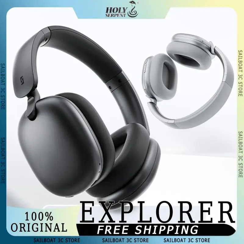 Holy Serpent Explorer Wireless Headphone Active Noise Reduction HIFI Surround Bass Comfortable Foldable Gaming Headphone Custom