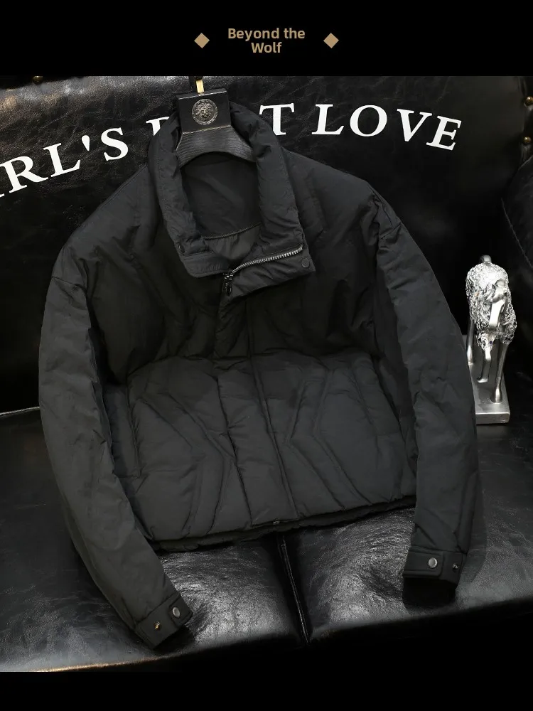 

Мужская легкая теплая куртка из 90% белого утиного пуха, повседневная модная верхняя одежда для молодых мужчин, зимняя одежда