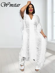 Wmstar Plus Size sukienki dla kobiet Sexy z wycięciami elegancka sukienka mini stroje klubowe nowa w lecie sprzedaż hurtowa Dropshipping