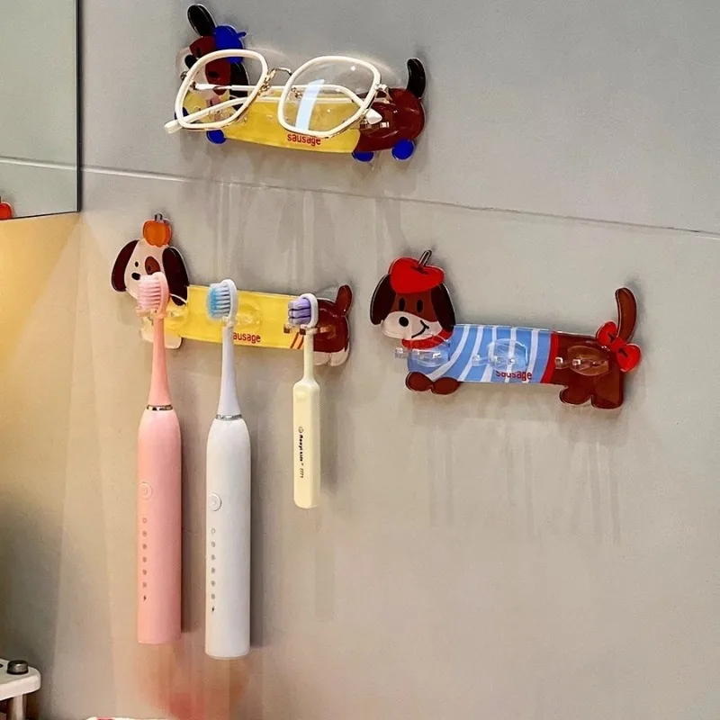 Toothbrush Rack Wall Hanging Wall Non-punching Electric Toothbrush Rack