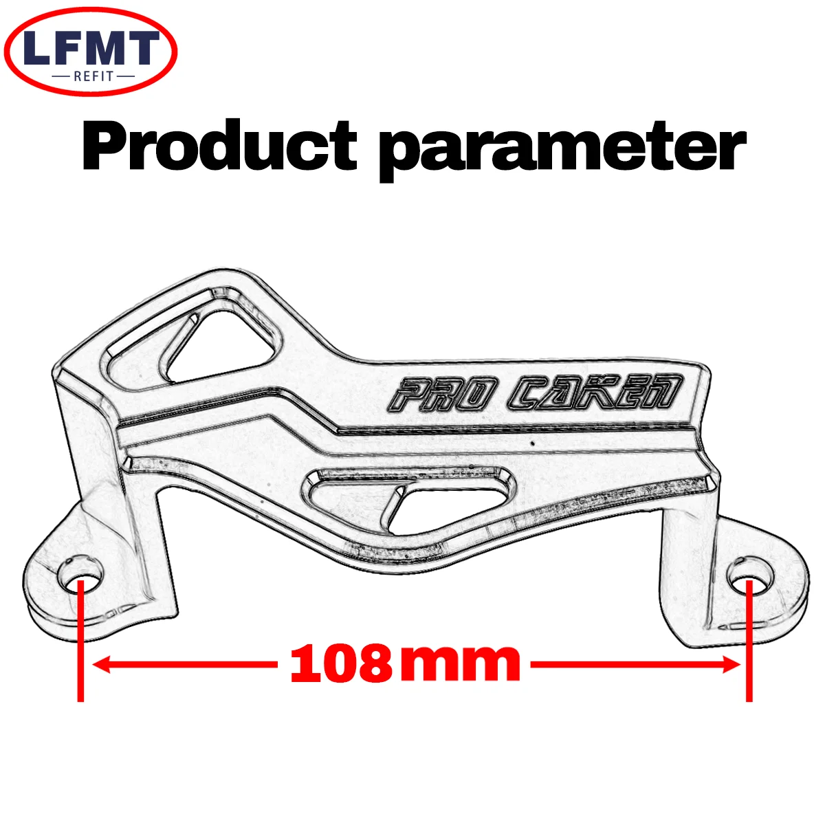 For Kawasaki KX KLX KX250F KX450F KX450 KLX450R KXF 250 450 KX 250F 450F Motorcycle CNC Rear Brake Disc Caliper Guard Protector