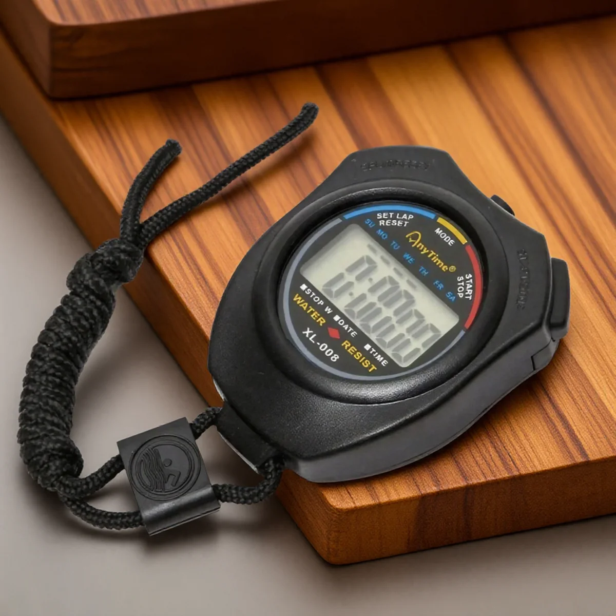 مؤقت ساعة توقيت رياضية رقمية مع وظيفة إنذار كبيرة لعرض التاريخ لأداة المدربين متعددة الوظائف #1