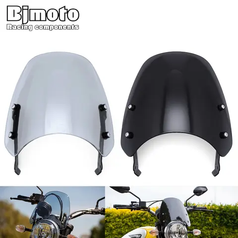 For Ducati Scrambler 2015-2020 Windscreen Windshield Wind Shield 2020 2019 2018 2017 Motorcycle Accessories