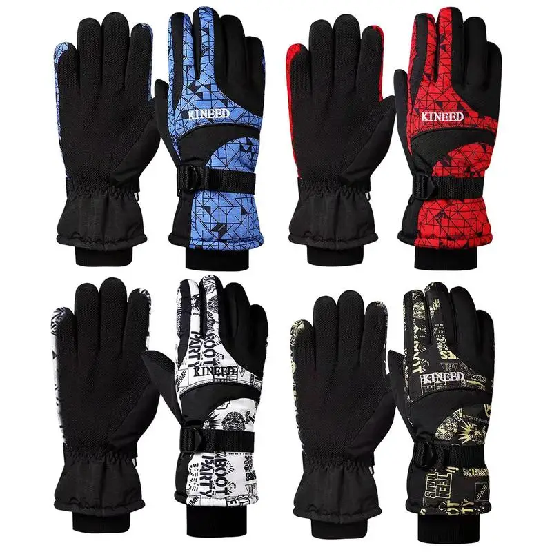 Winter Riding Gloves Winter Warm Gloves Cycling Gloves Warm Road Mountain Bicycle Gloves For Running Driving Hiking And Skiing