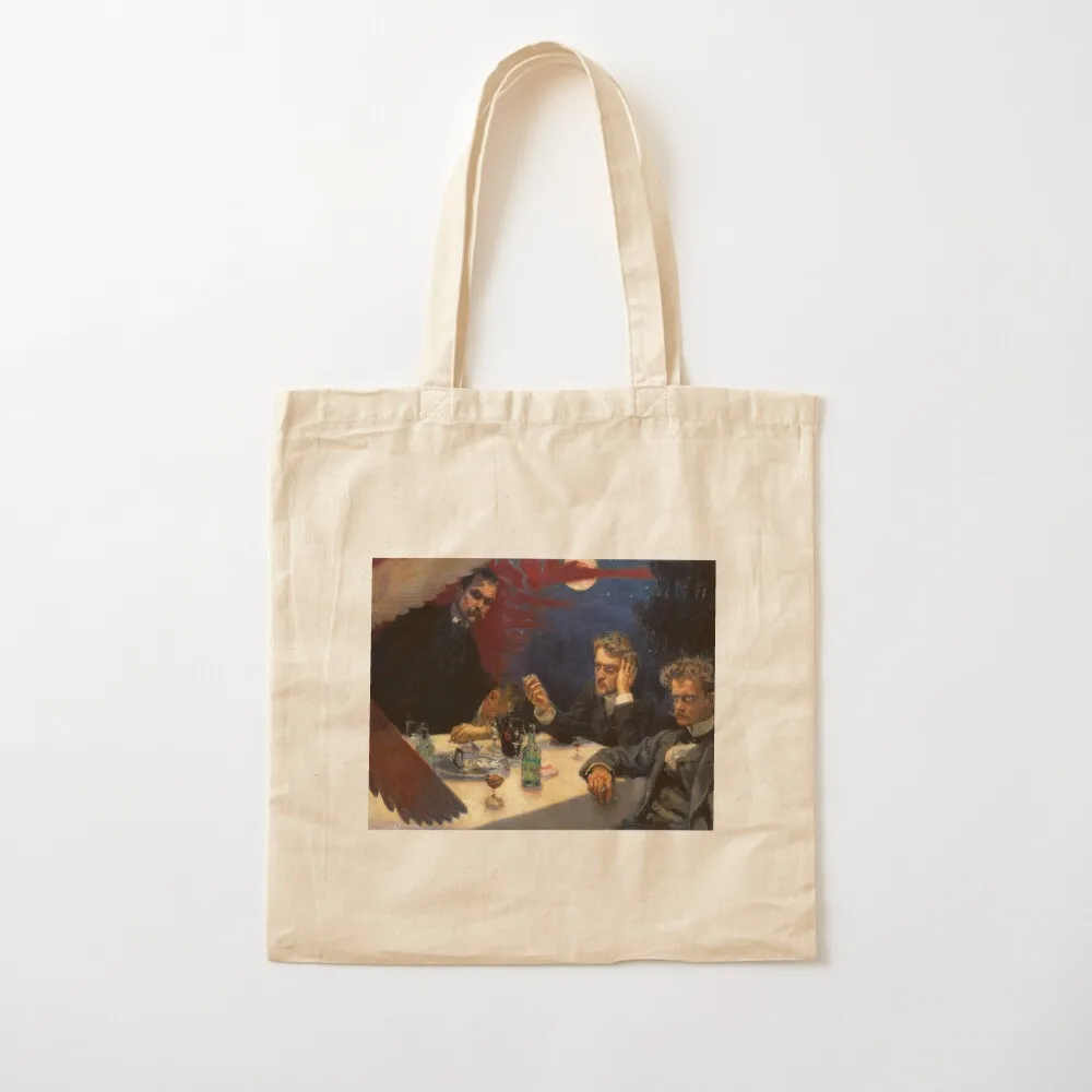 Akseli Gallen-Kallela - Symposium - Symposion - Probleemi Kajustaflan Tote Bag Reusable bags Custom bag Lady bag